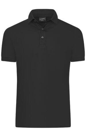 Poloshirt Herren Schwarz – Men's Mercerised Polo Slim Fit