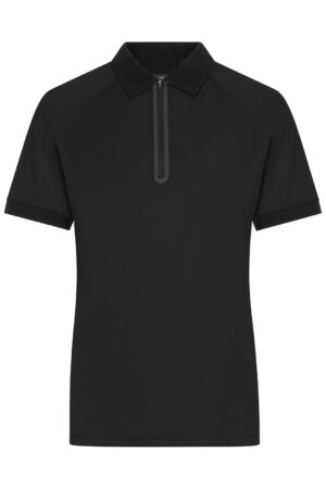 Poloshirt Damen Schwarz – Ladies' Zip-Polo