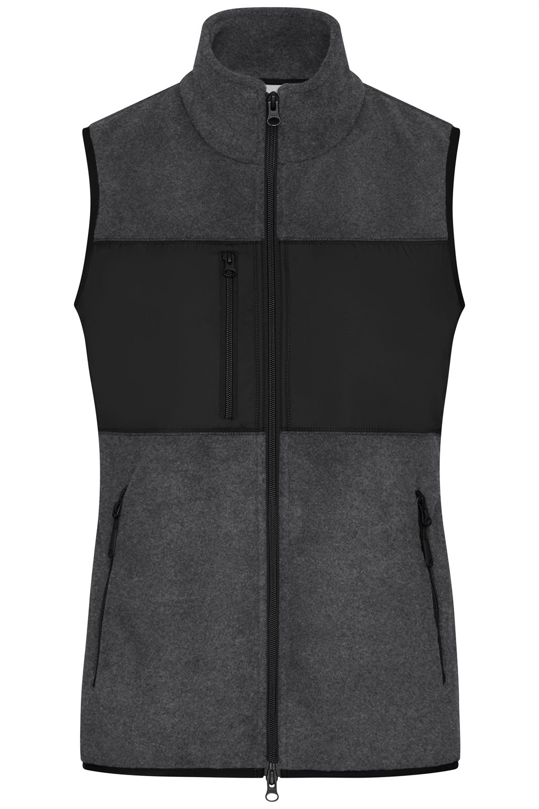 Weste Damen Grau/Schwarz – Ladies' Fleece Vest GRS