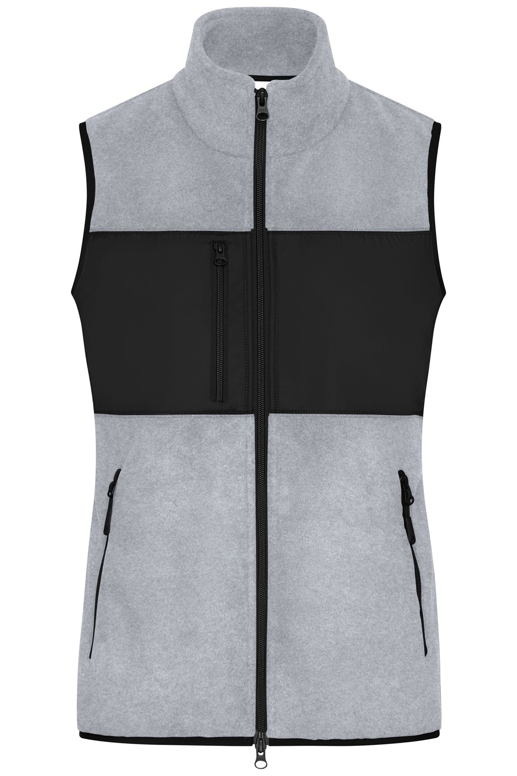 Weste Damen Grau/Schwarz – Ladies' Fleece Vest GRS