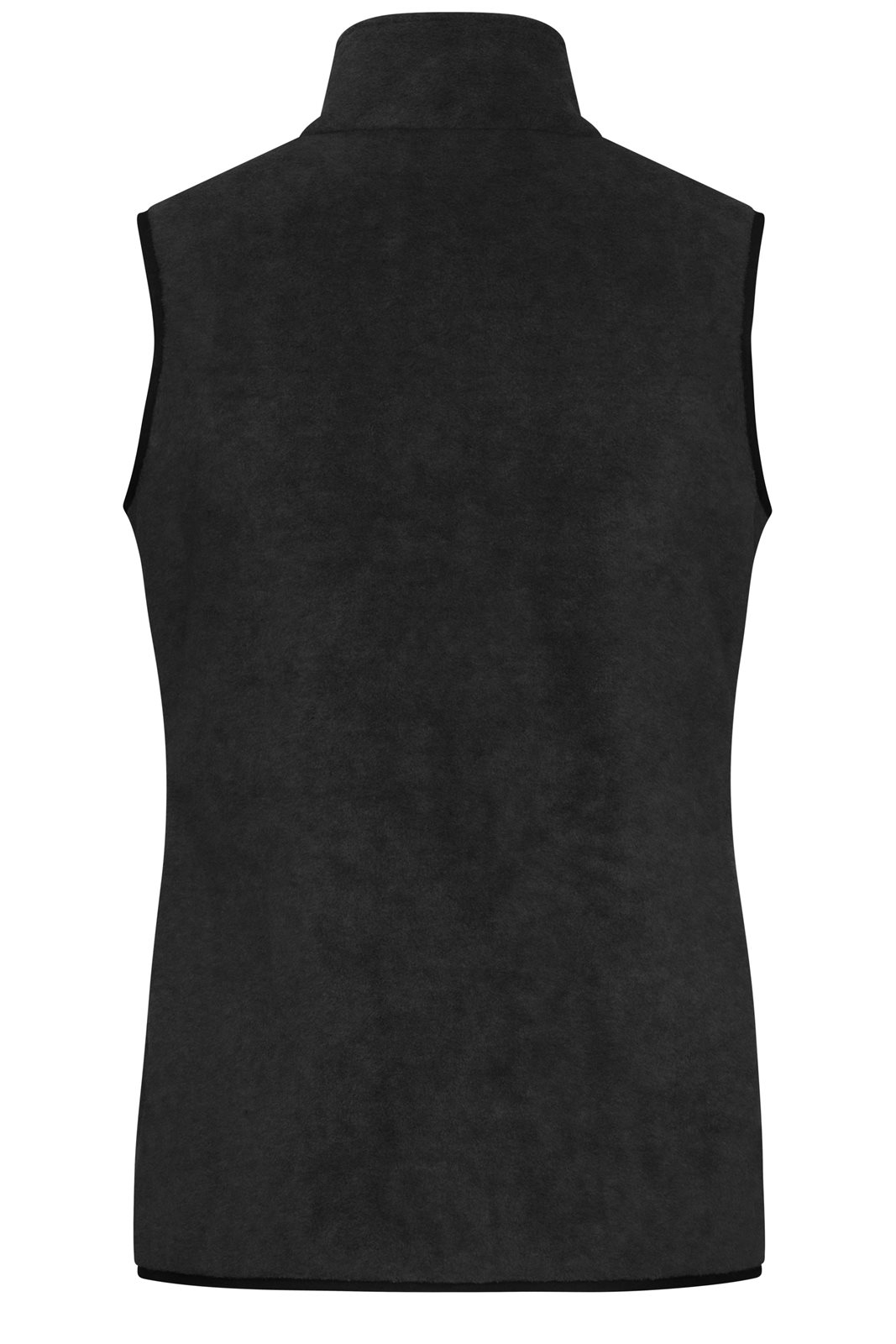 Weste Damen Schwarz – Ladies' Fleece Vest GRS, Detailansicht