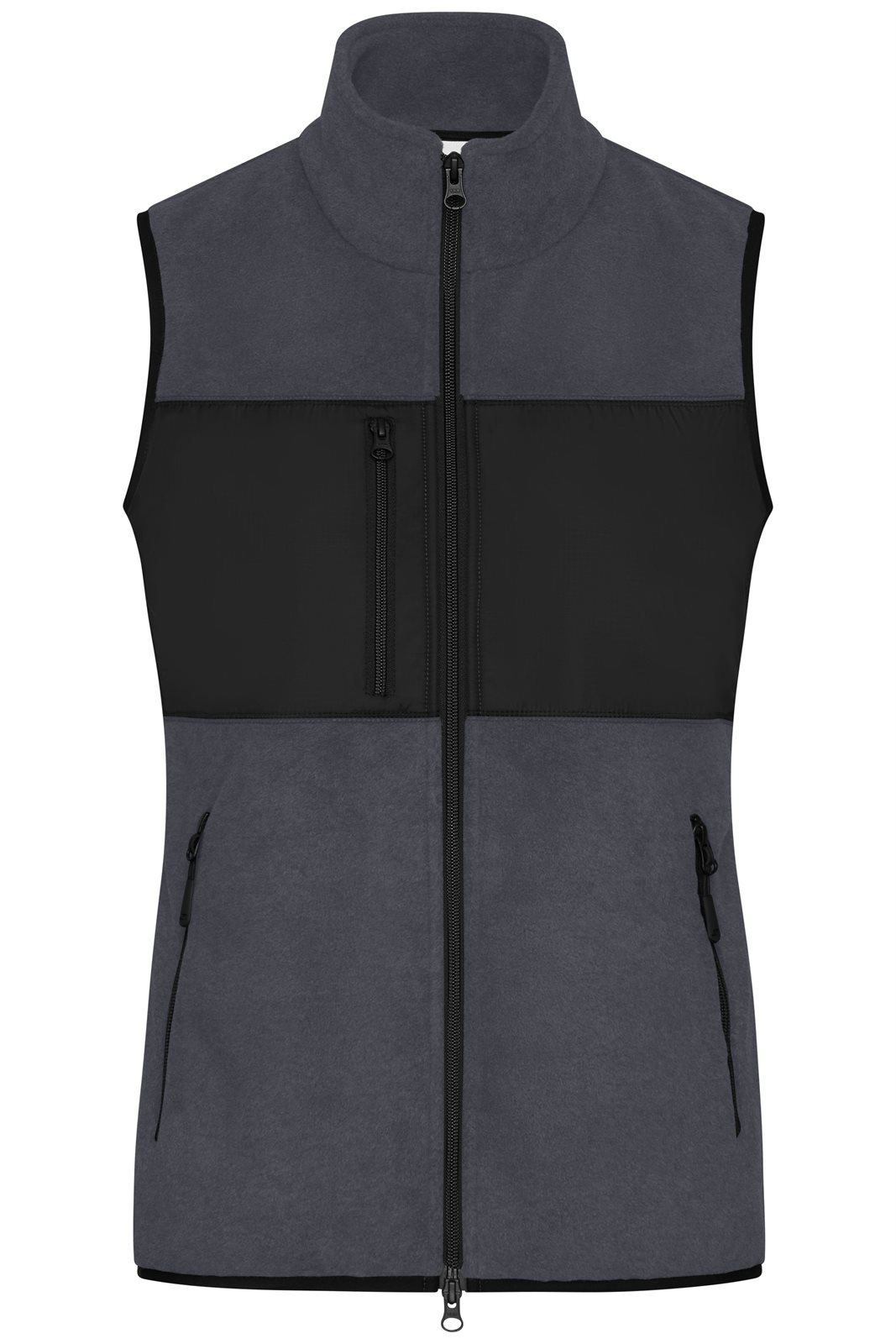 Weste Damen Schwarz/Grau – Ladies' Fleece Vest GRS