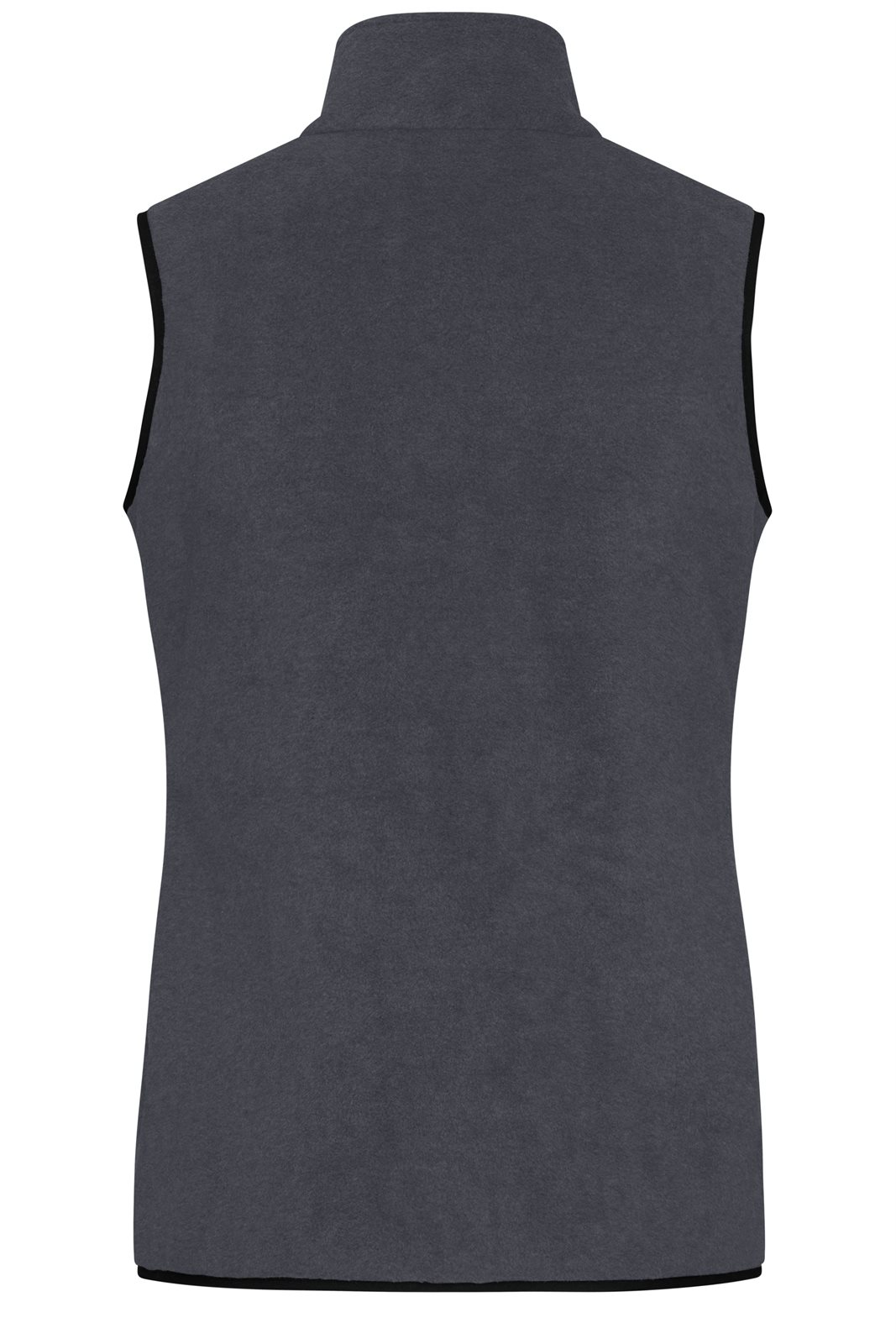 Weste Damen Schwarz/Grau – Ladies' Fleece Vest GRS, Detailansicht