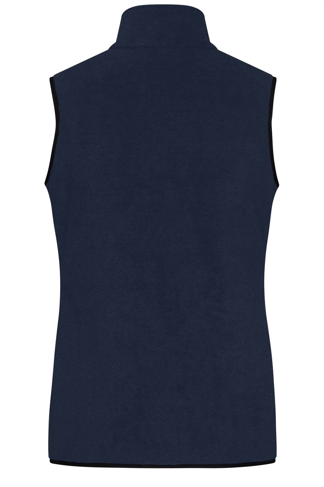 Weste Damen Schwarz/Blau – Ladies' Fleece Vest GRS, Detailansicht