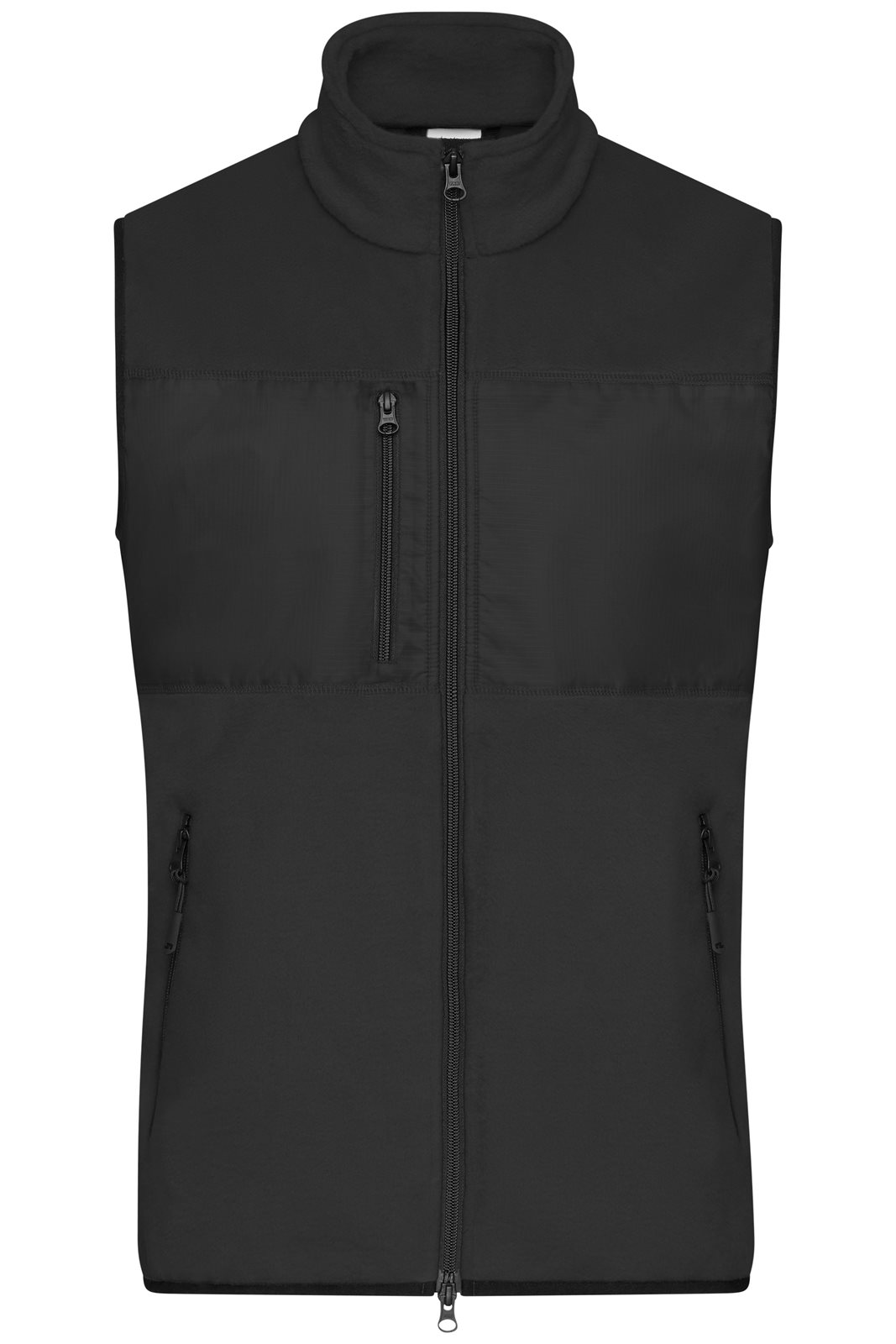Weste Herren Schwarz – Men's Fleece Vest GRS