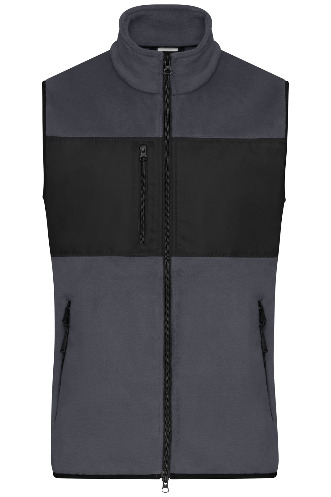 Weste Herren Schwarz/Grau – Men's Fleece Vest GRS