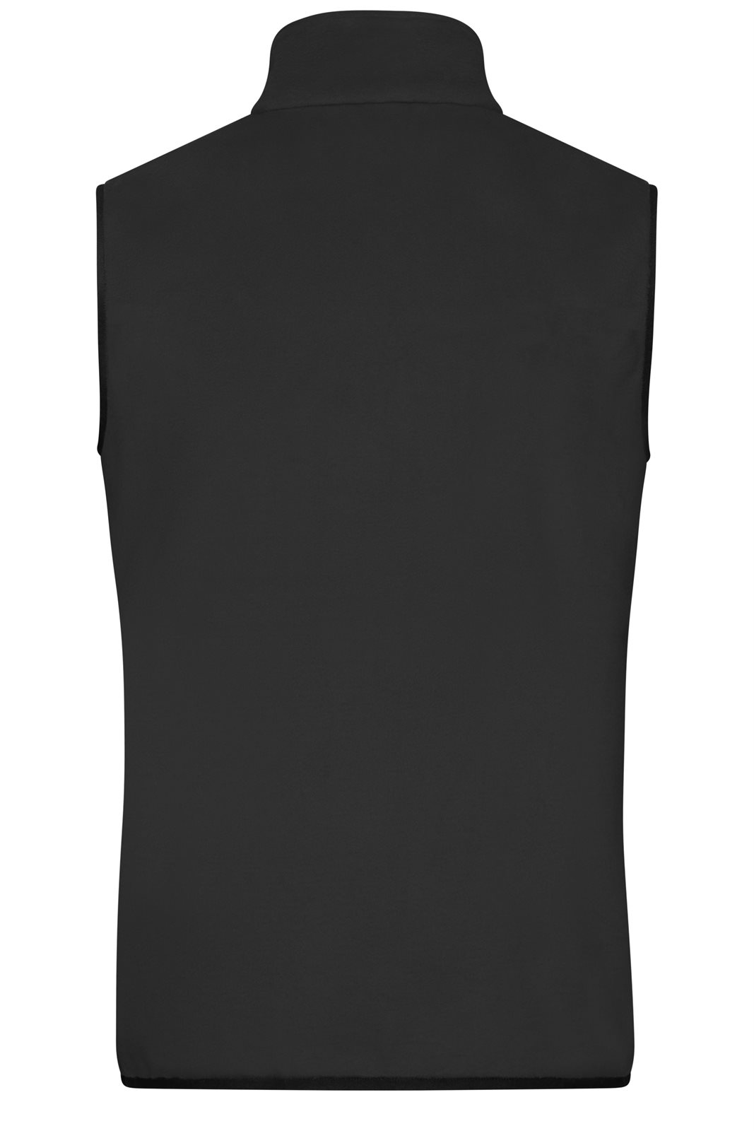 Weste Herren Schwarz – Men's Fleece Vest GRS, Detailansicht