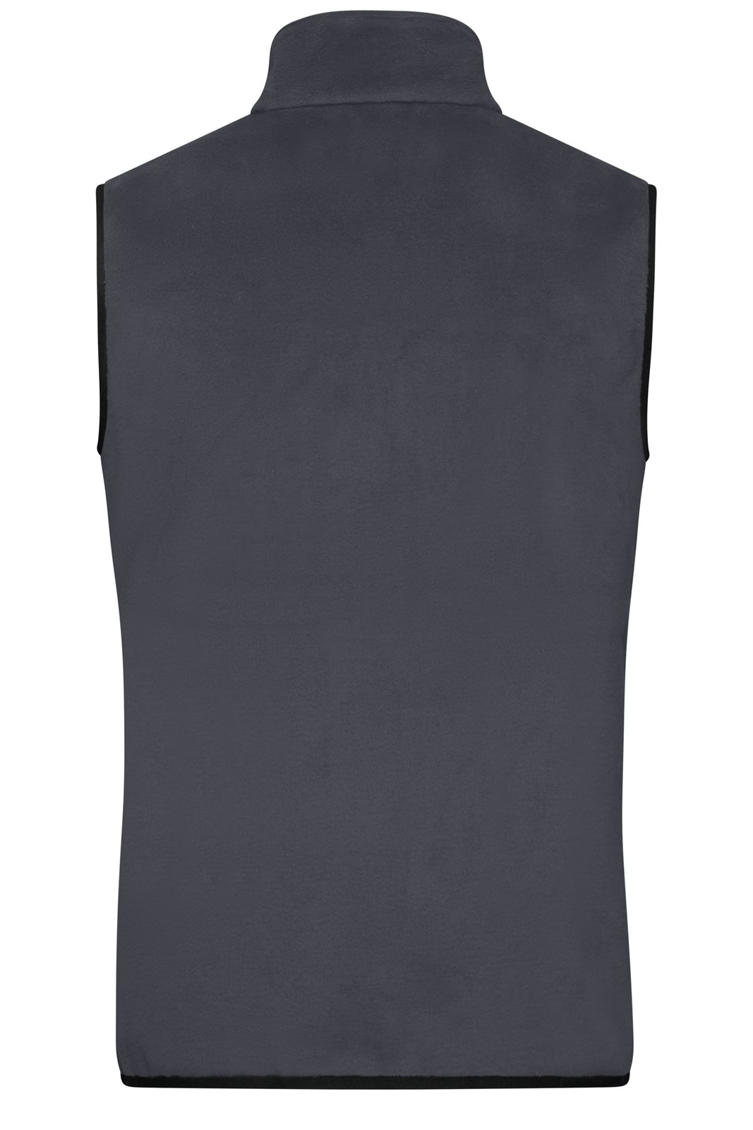 Weste Herren Schwarz/Grau – Men's Fleece Vest GRS, Detailansicht
