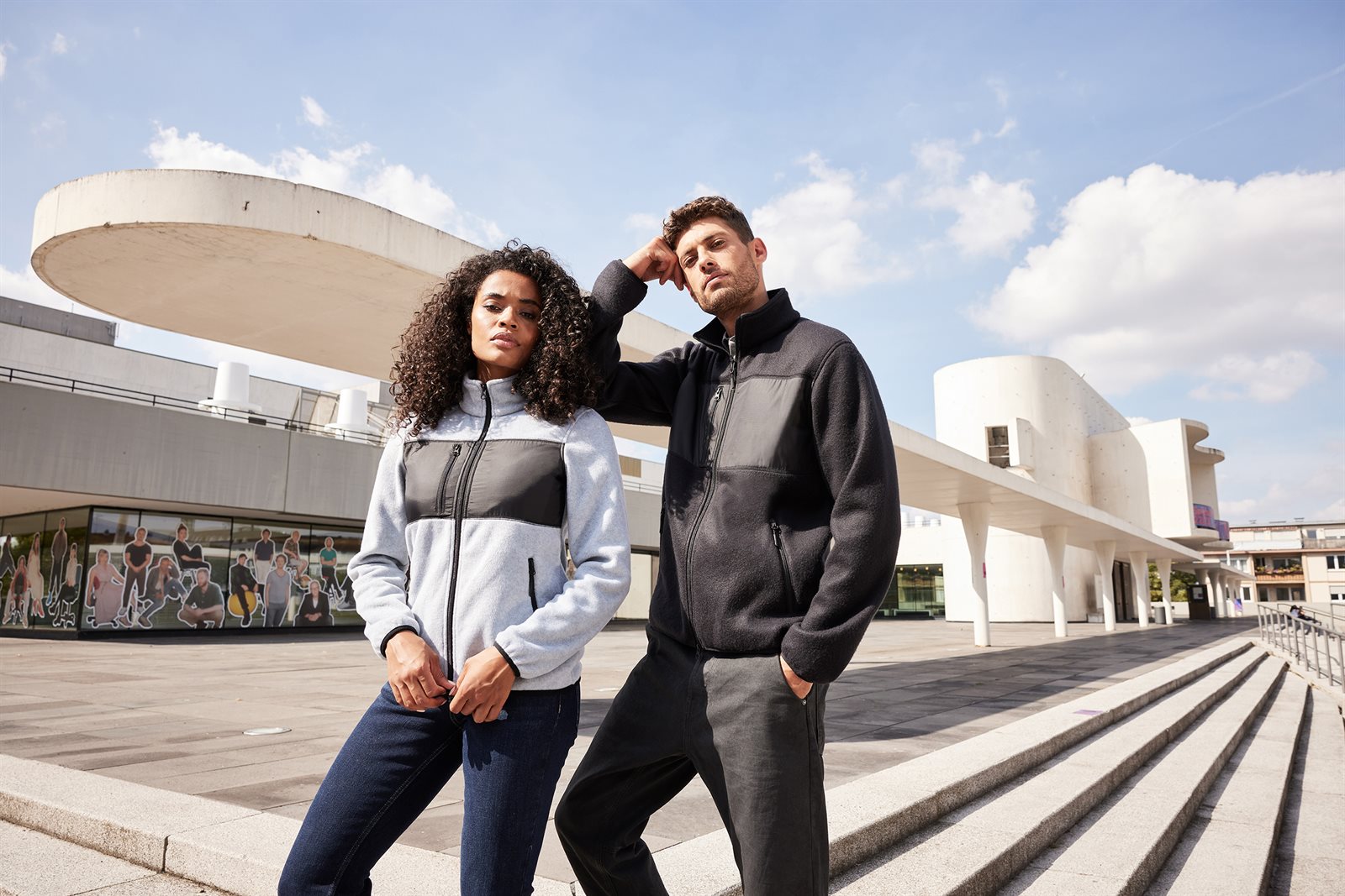 Jacke Damen – Ladies' Fleece Jacket GRS, Detailansicht