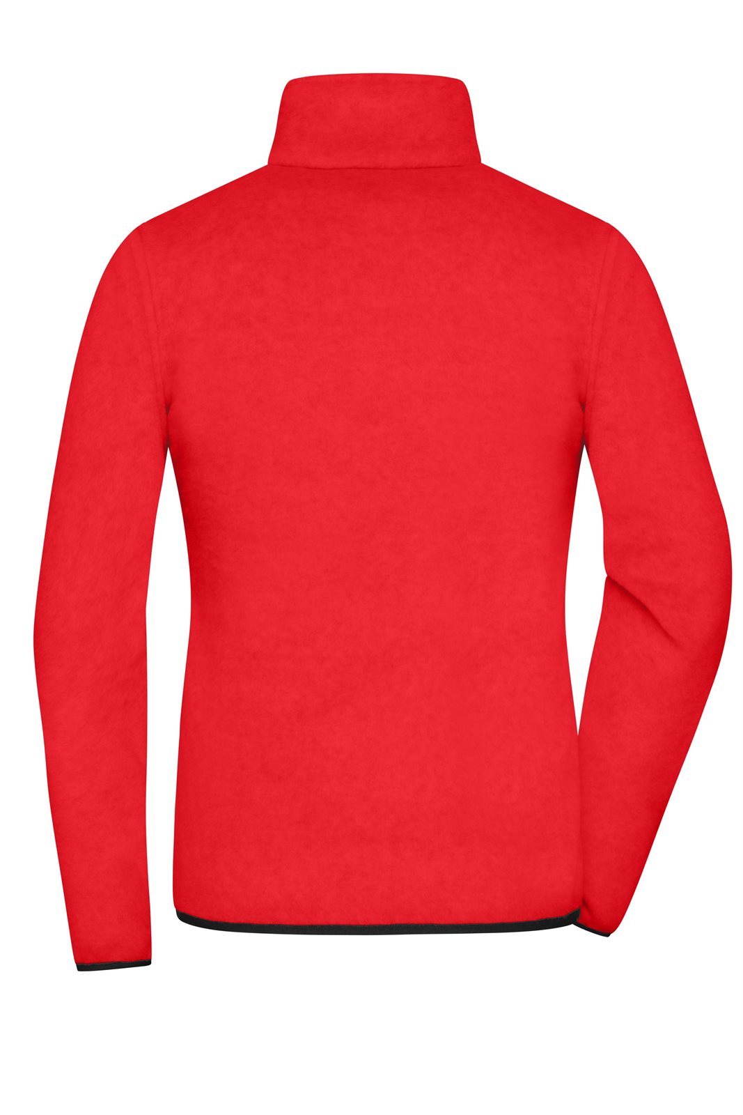 Jacke Damen Schwarz/Rot – Ladies' Fleece Jacket GRS, Detailansicht