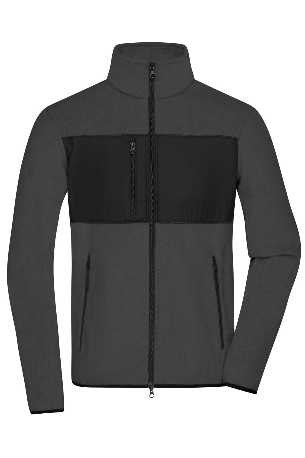 Jacke Herren Grau/Schwarz – Men's Fleece Jacket GRS