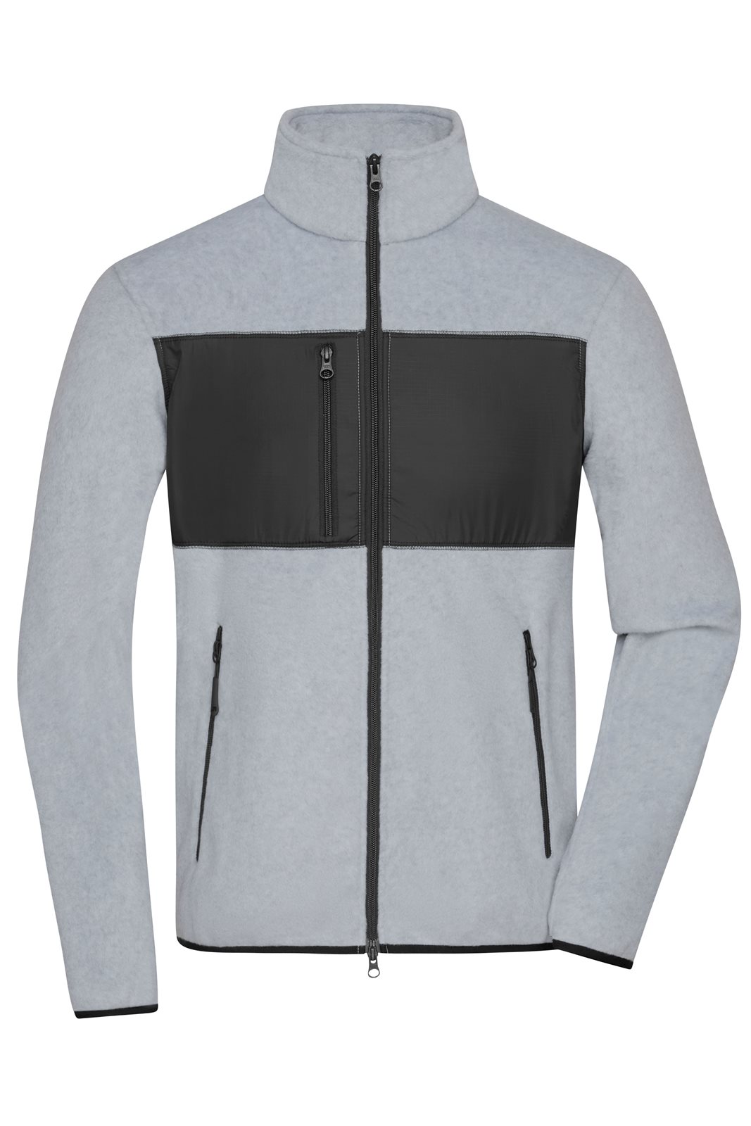 Jacke Herren Grau/Schwarz – Men's Fleece Jacket GRS