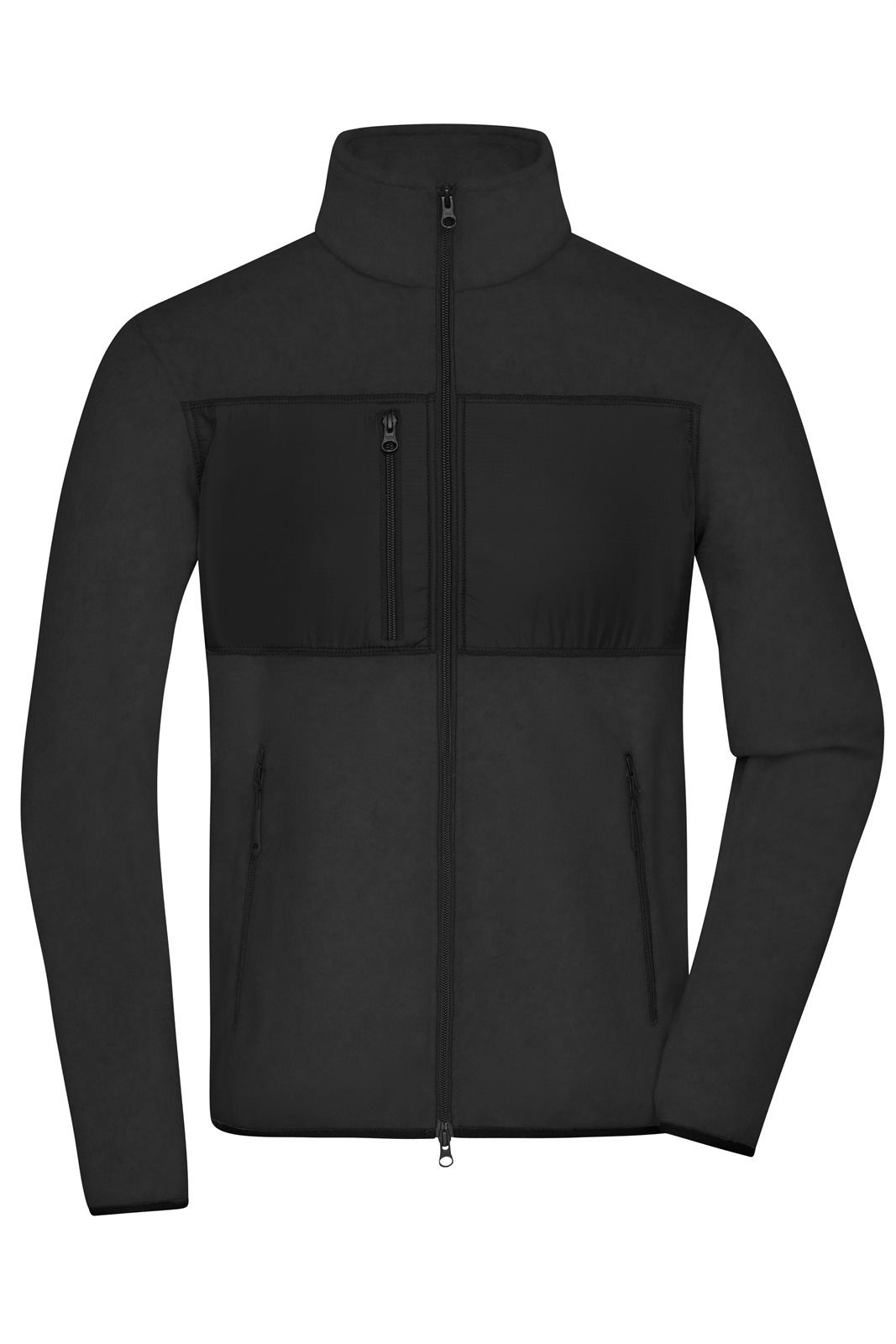 Jacke Herren Schwarz – Men's Fleece Jacket GRS