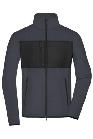 Jacke Herren Schwarz – Men's Fleece Jacket GRS