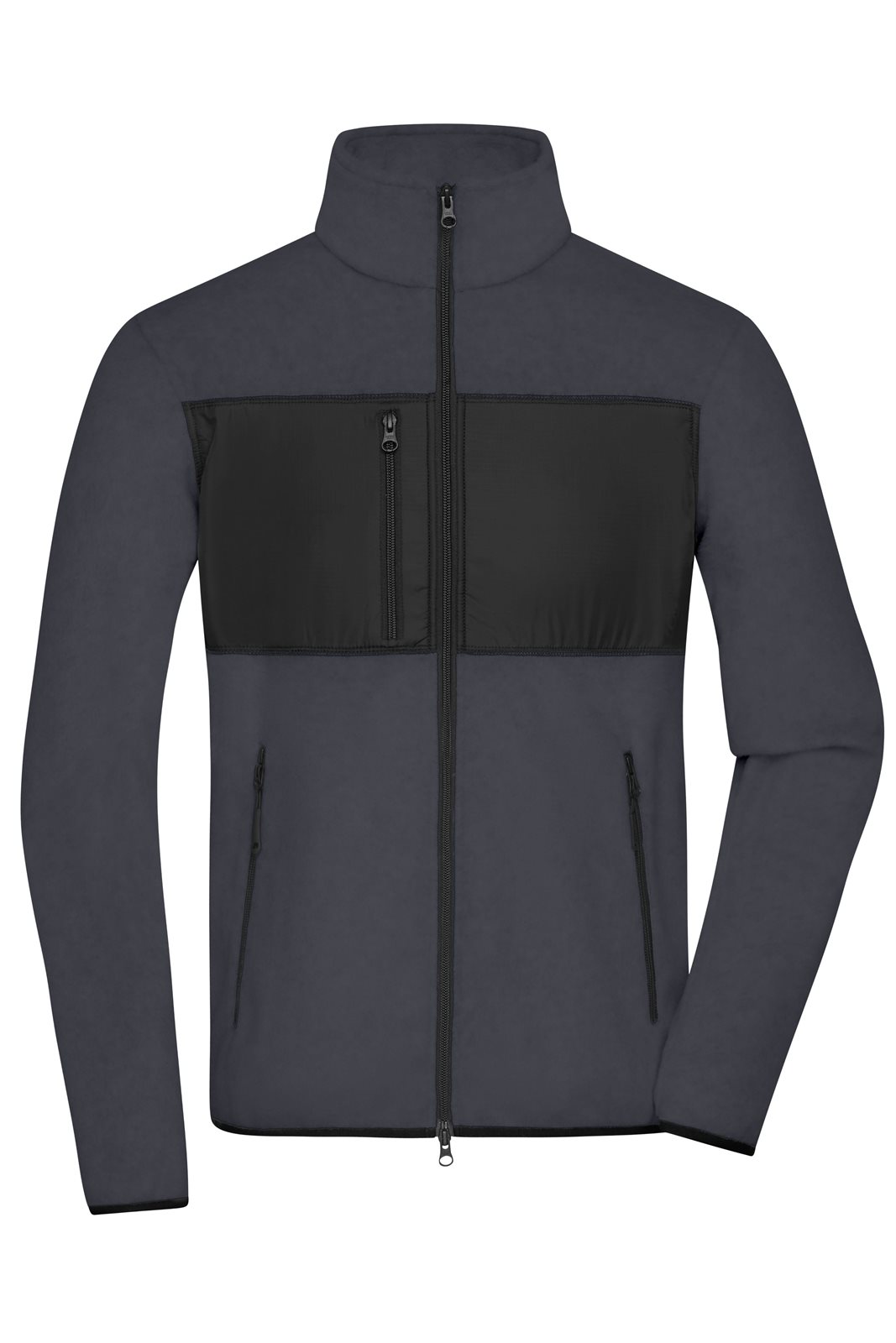 Jacke Herren Schwarz/Grau – Men's Fleece Jacket GRS