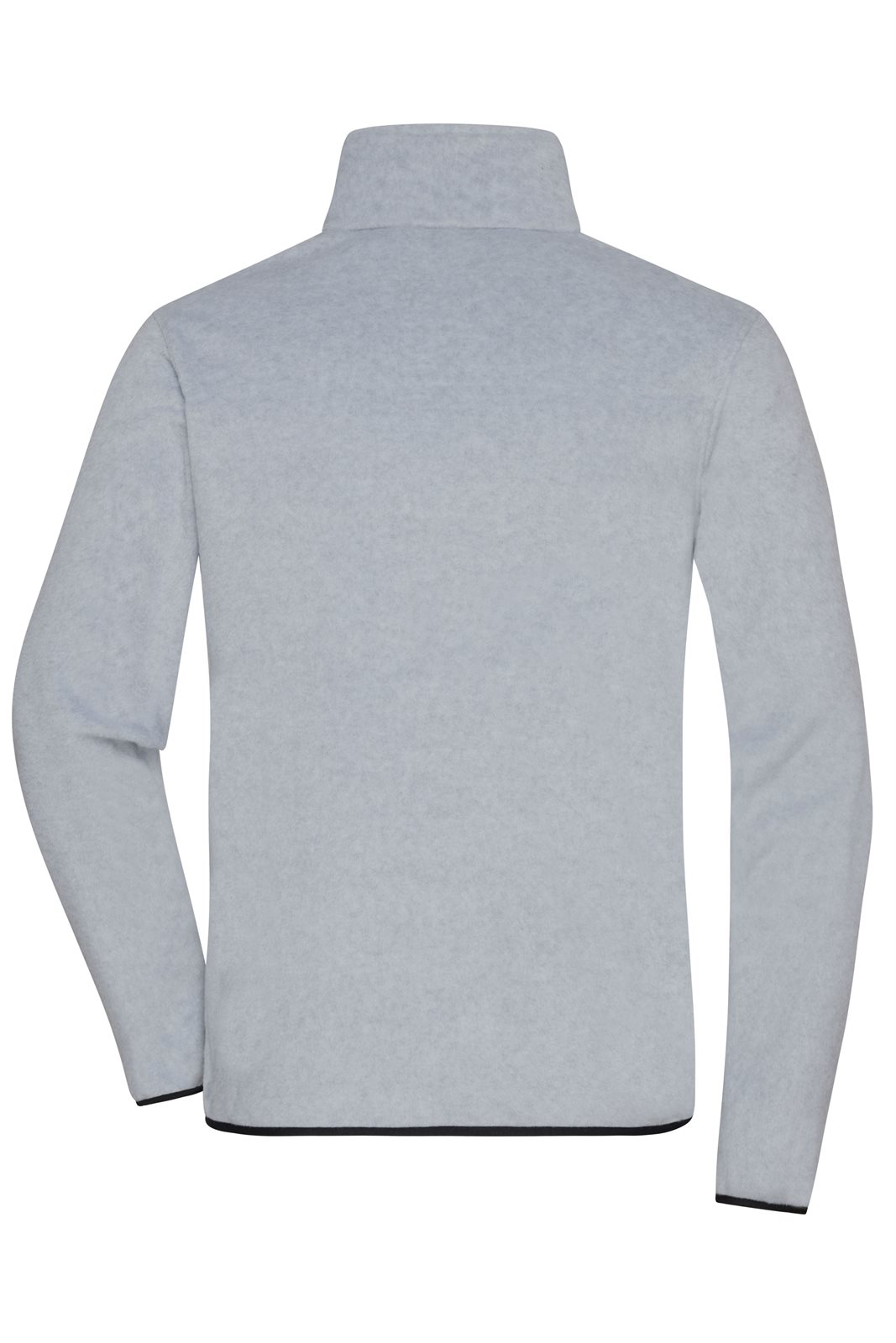 Jacke Herren Grau/Schwarz – Men's Fleece Jacket GRS, Detailansicht