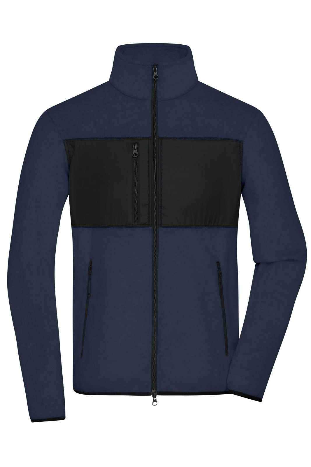 Jacke Herren Schwarz/Blau – Men's Fleece Jacket GRS