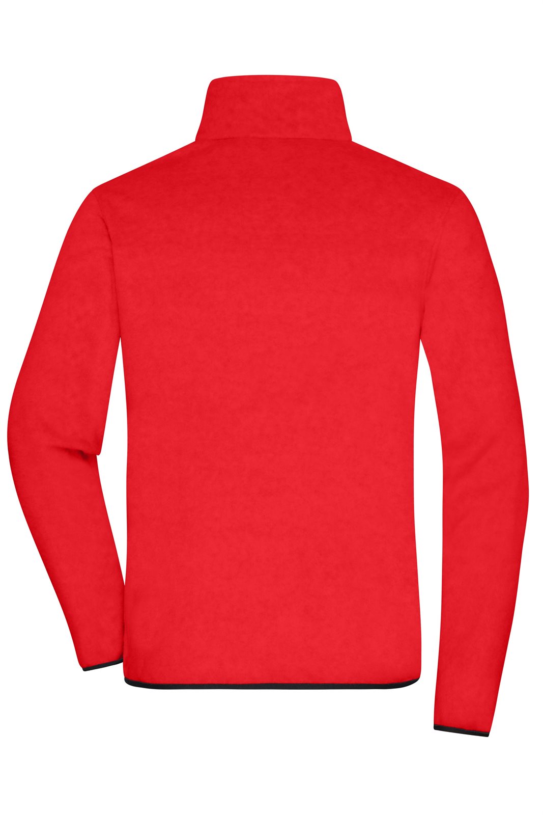 Jacke Herren Schwarz/Rot – Men's Fleece Jacket GRS, Detailansicht