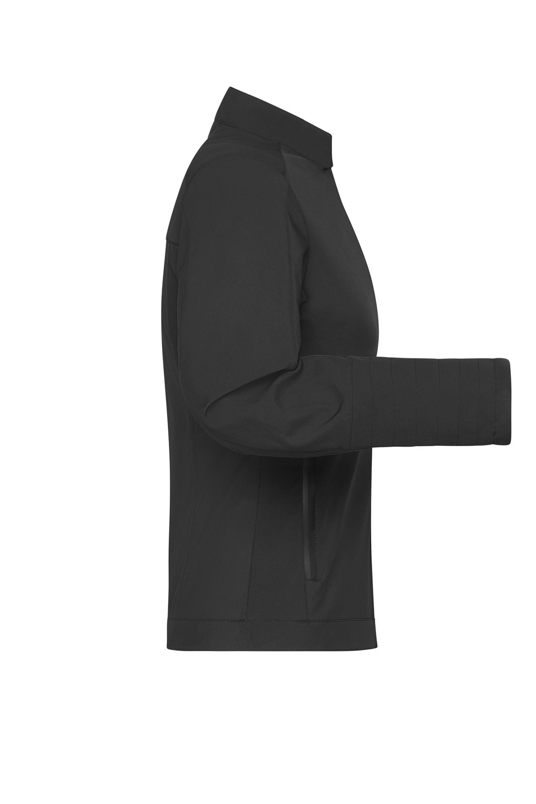 Jacke Damen Schwarz – Ladies' Softshell Jacket, Detailansicht