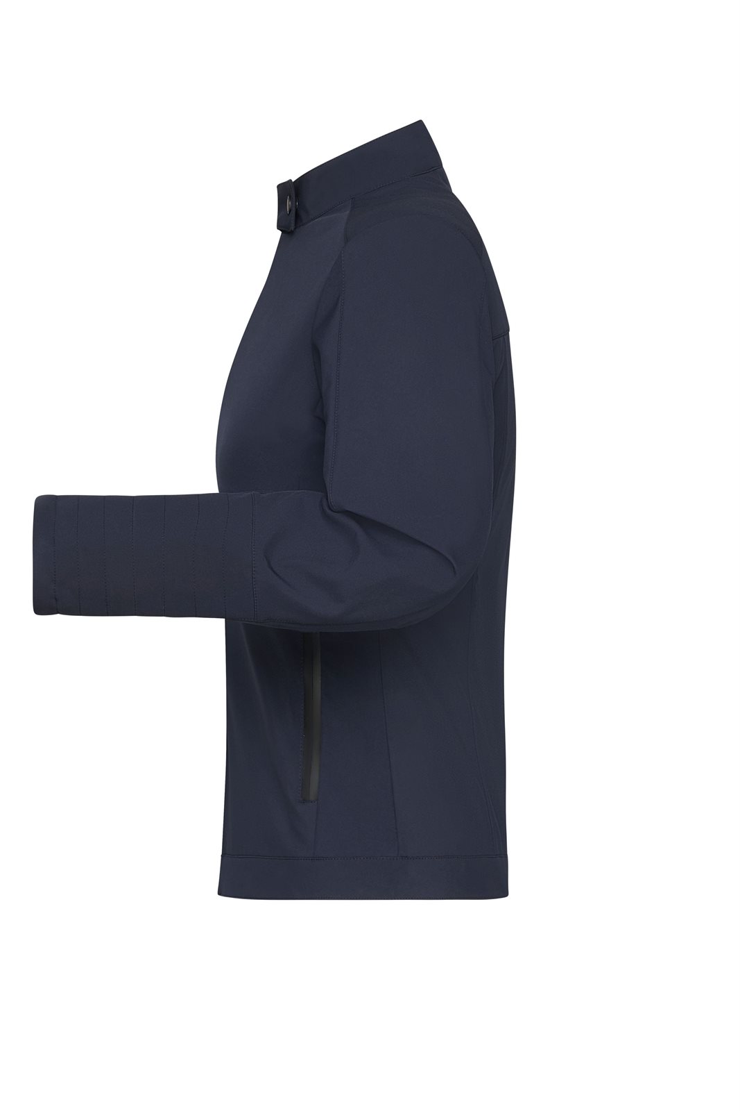 Jacke Damen Blau – Ladies' Softshell Jacket, Detailansicht