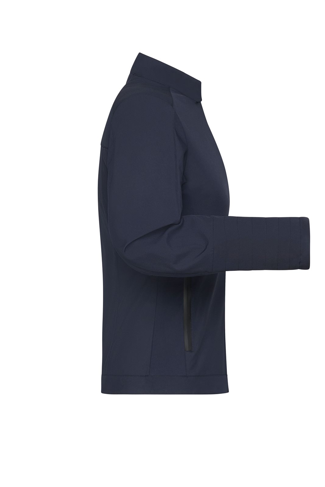 Jacke Damen Blau – Ladies' Softshell Jacket, Detailansicht