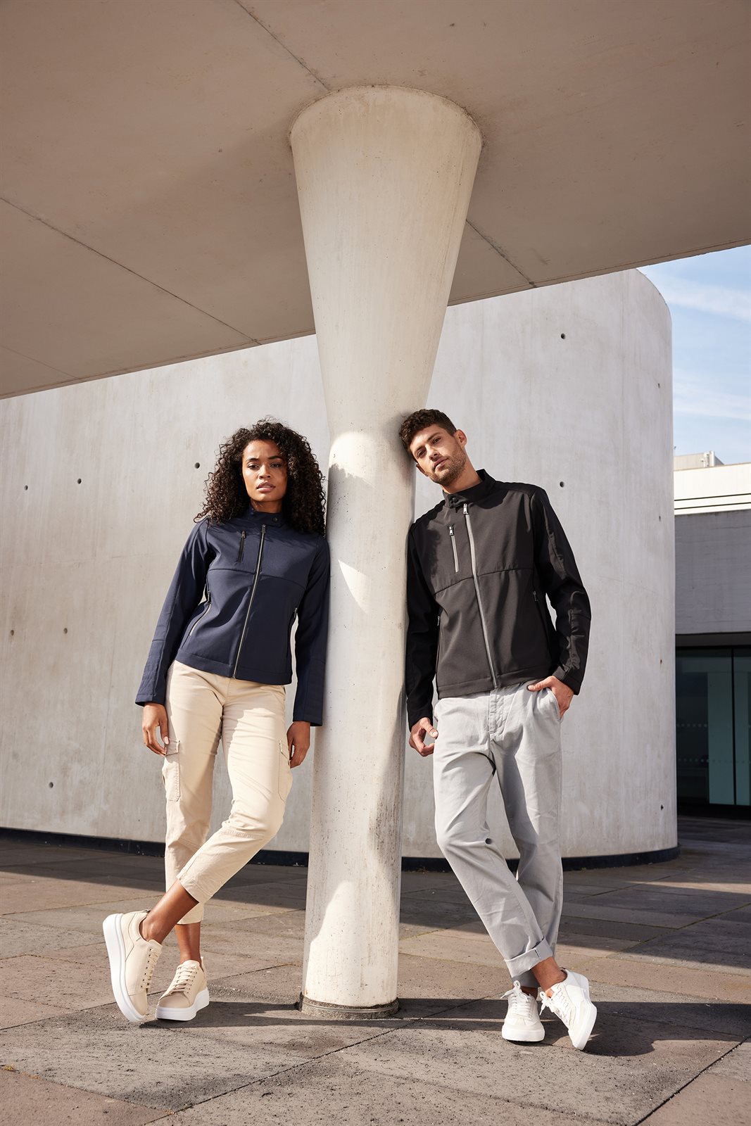 Jacke Herren – Men's Softshell Jacket, Detailansicht