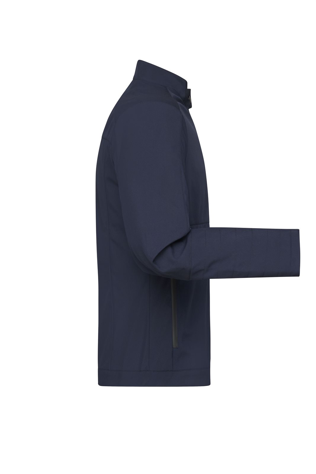 Jacke Herren Blau – Men's Softshell Jacket, Detailansicht