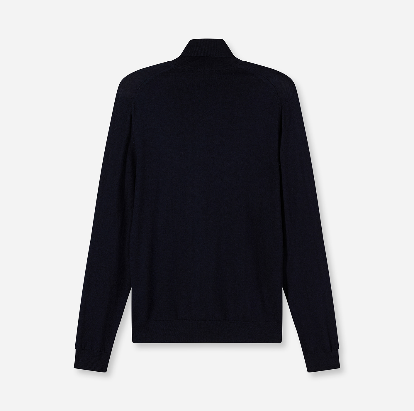 Pullover Herren Marine – OLYMP Casual Strick Modern Fit, Detailansicht