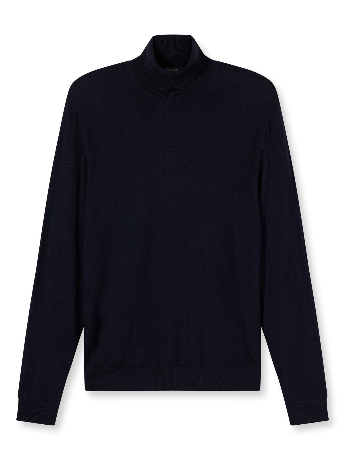 Pullover Herren Marine – OLYMP Casual Strick Modern Fit, Detailansicht