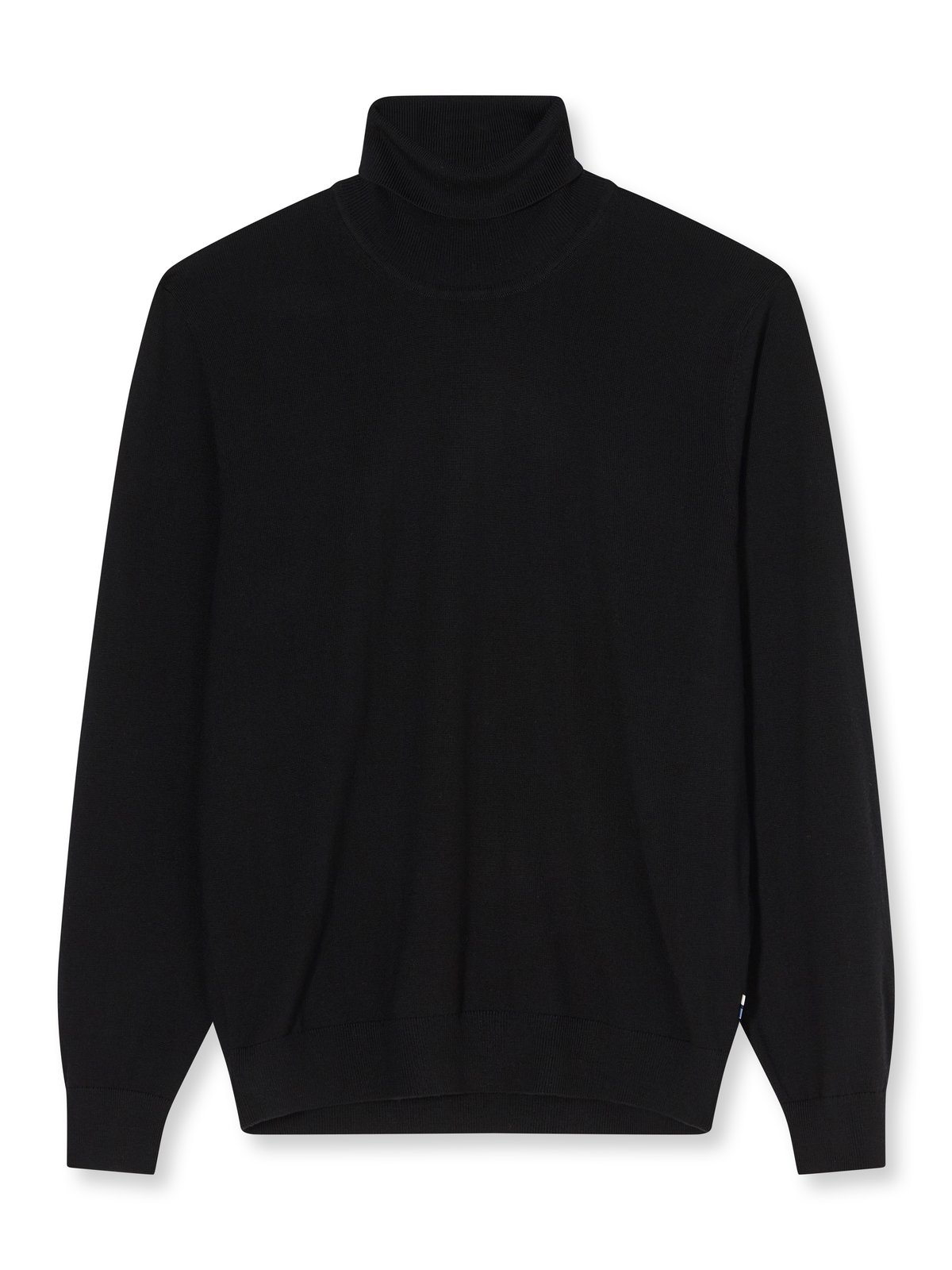 Pullover Herren Schwarz – OLYMP Casual Strick Modern Fit, Detailansicht