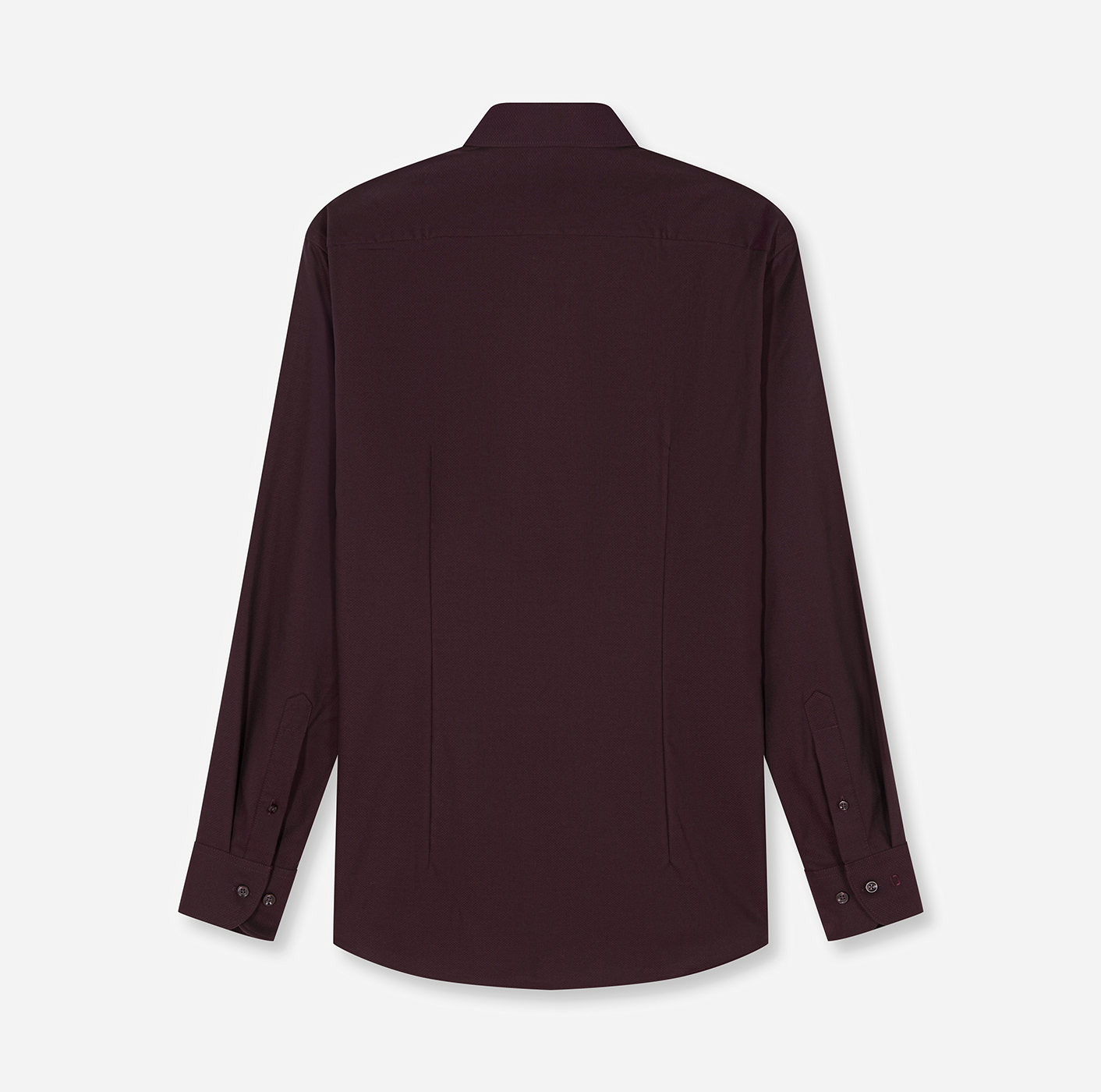 Hemd Herren Bordeaux – Luxor mf D.2107 o.T. Modern Fit, Detailansicht