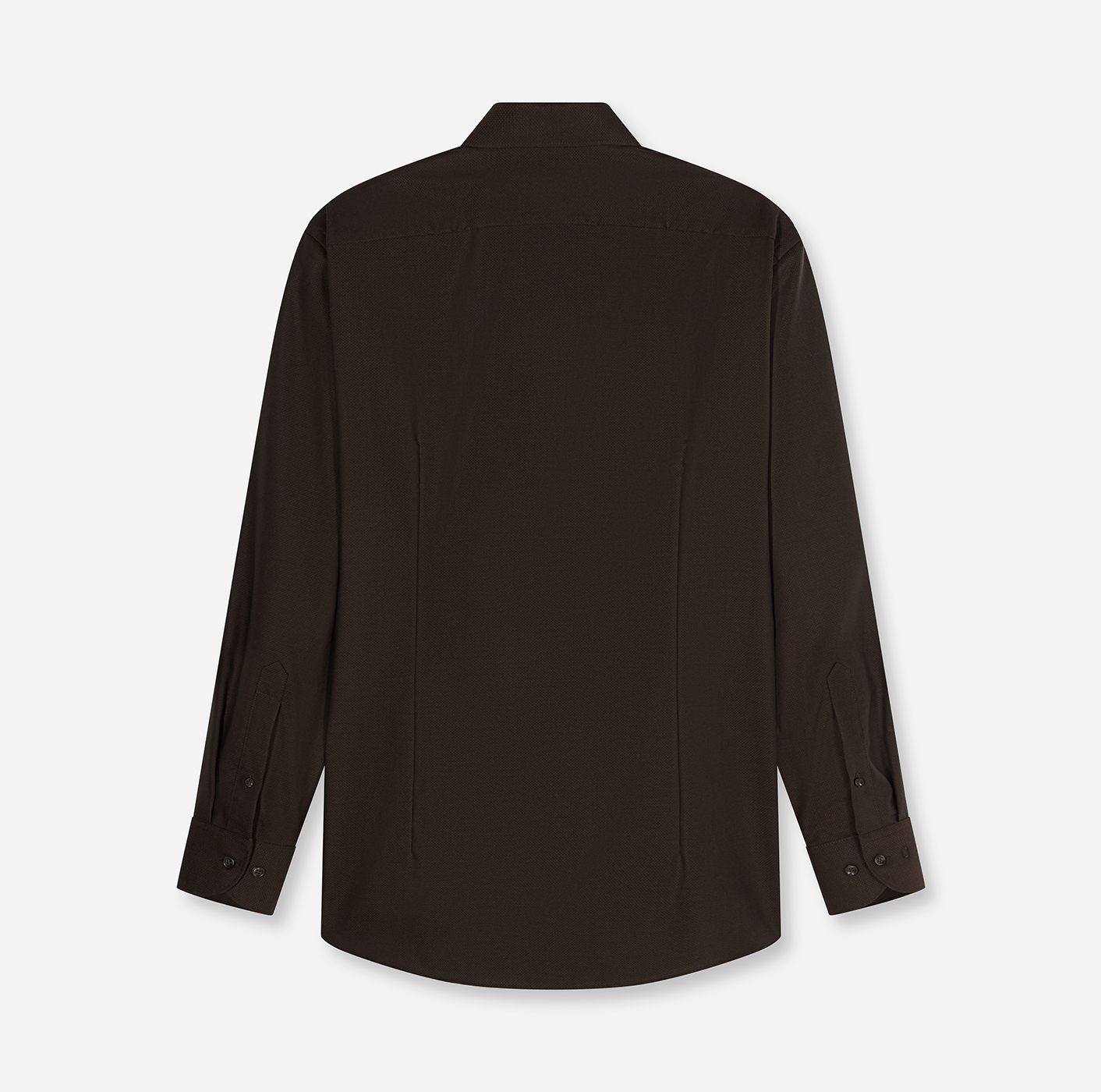 Hemd Herren Schwarzbraun – Luxor mf D.2107 o.T. Modern Fit, Detailansicht