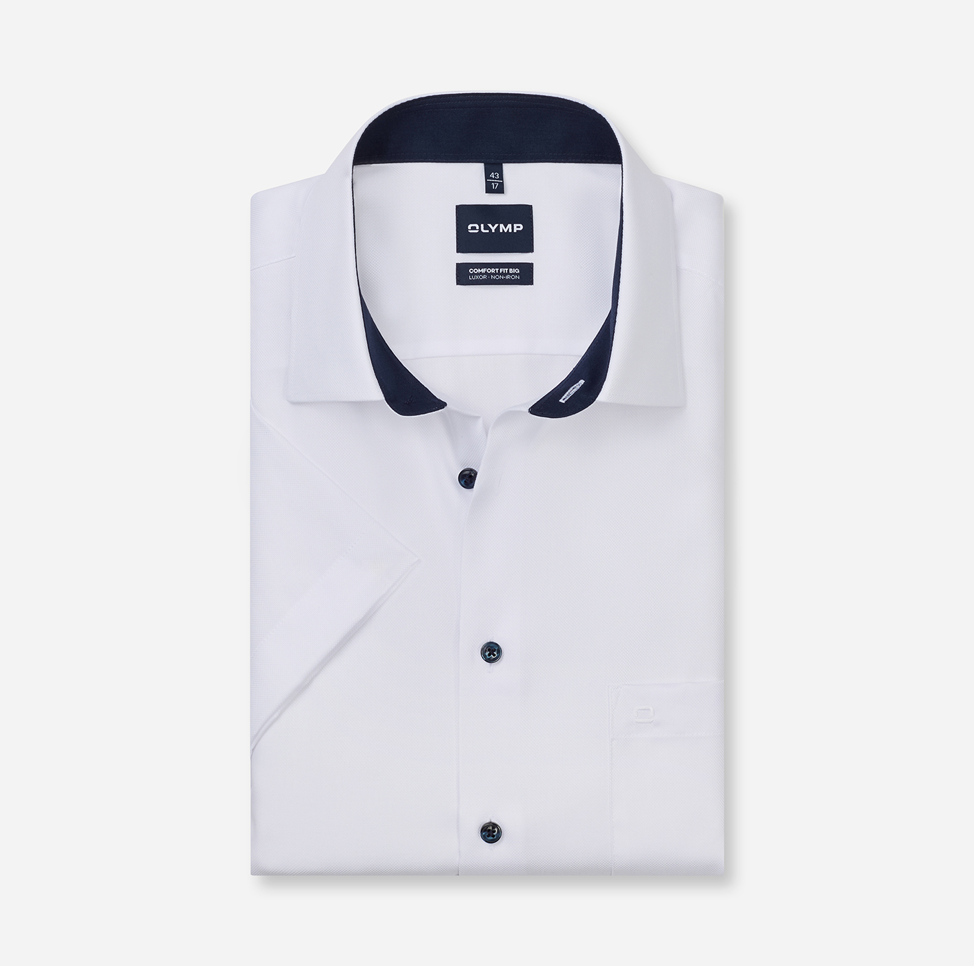 Hemd Herren Weiß – OLYMP Luxor Comfort Fit Big