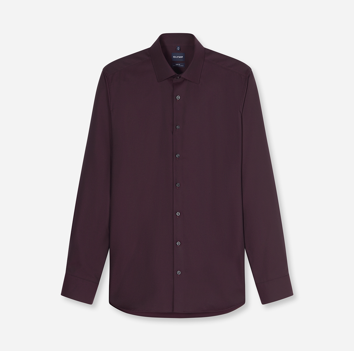 Hemd Herren Bordeaux – Level 5 b.f. D.2204 Body Fit