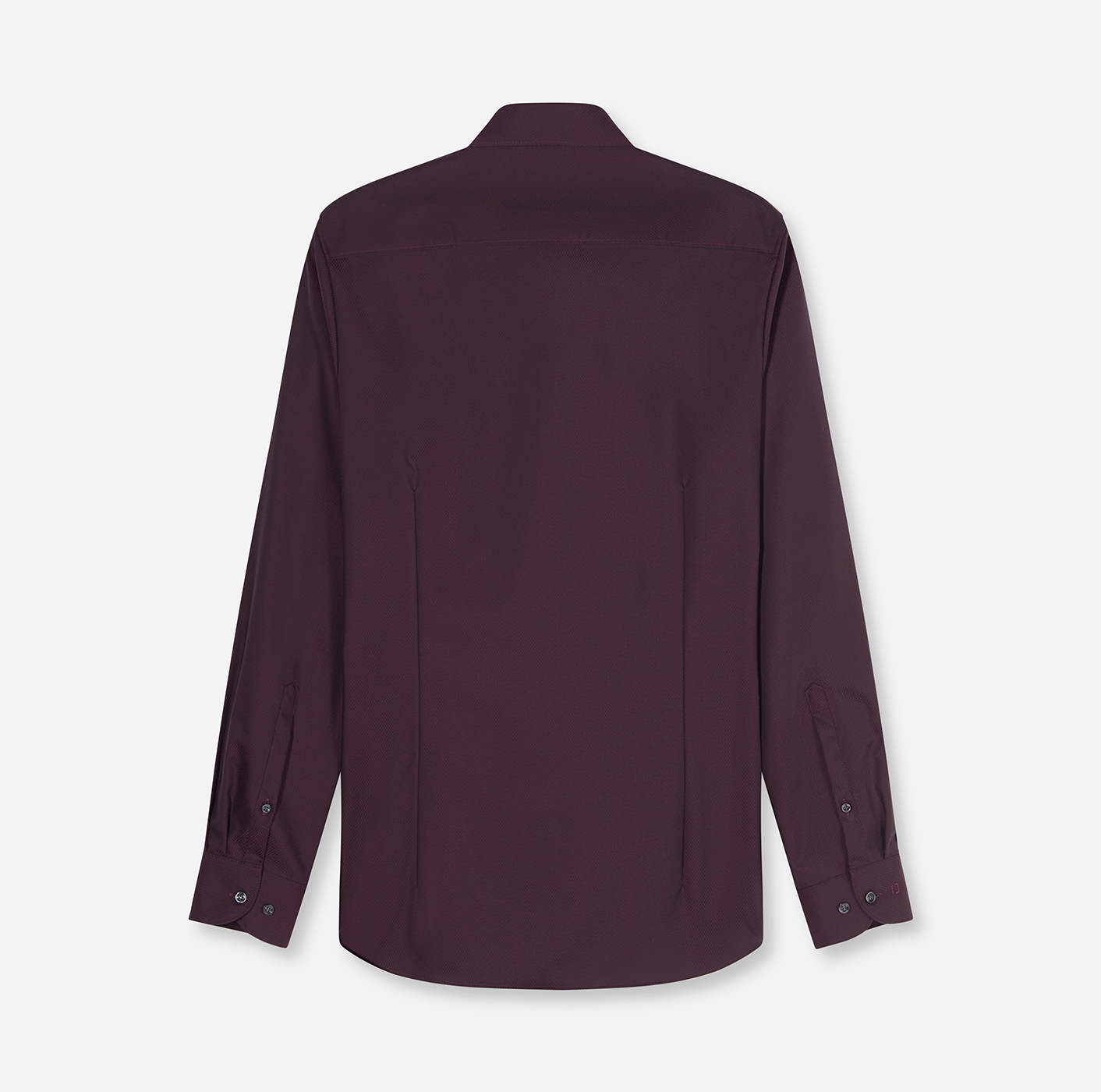 Hemd Herren Bordeaux – Level 5 b.f. D.2204 Body Fit, Detailansicht