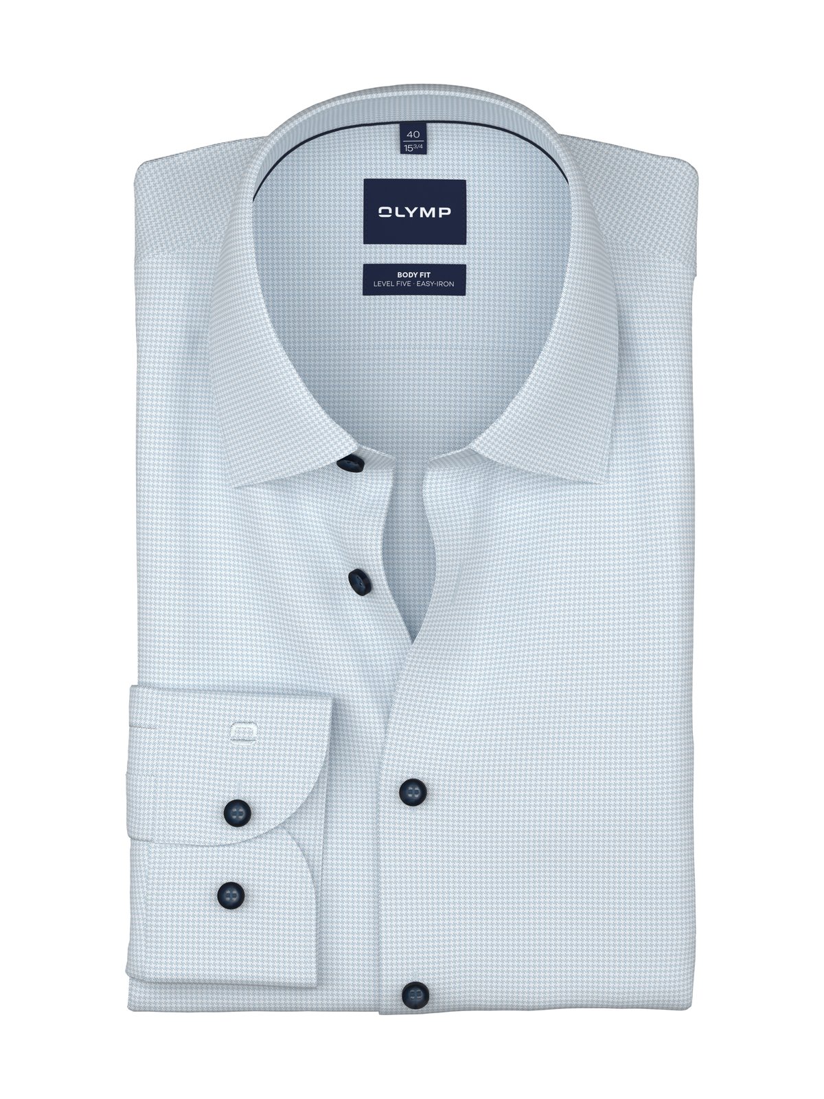 Hemd Herren Bleu – Level 5 b.f. D.2217 Body Fit, Detailansicht