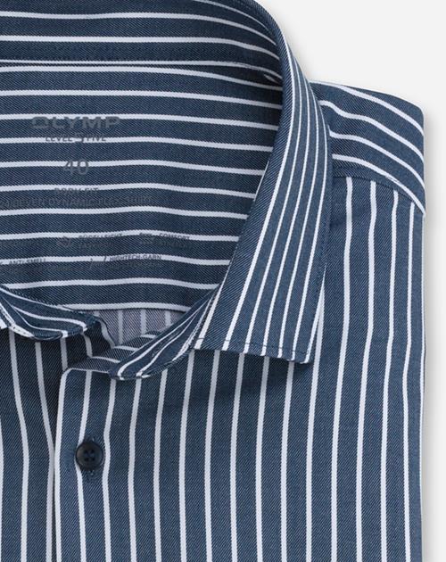 Hemd Herren Marine – Level 5 b.f. D.2218 Body Fit, Detailansicht