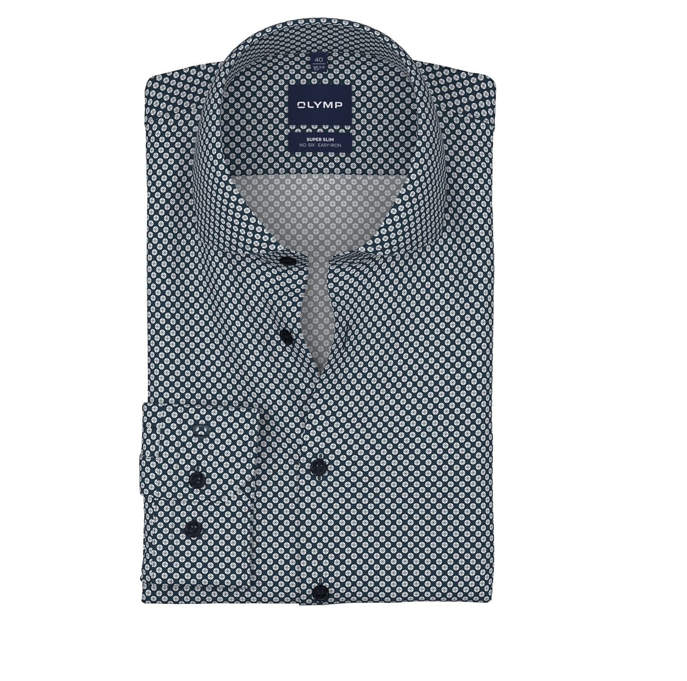 Hemd Herren Marine – No 6 six D.2206 Super Slim