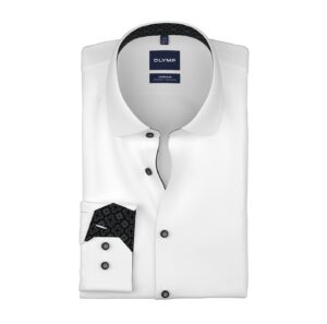 Hemd Herren Blau – No 6 six D.2119/2211 Super Slim Extra langer Arm