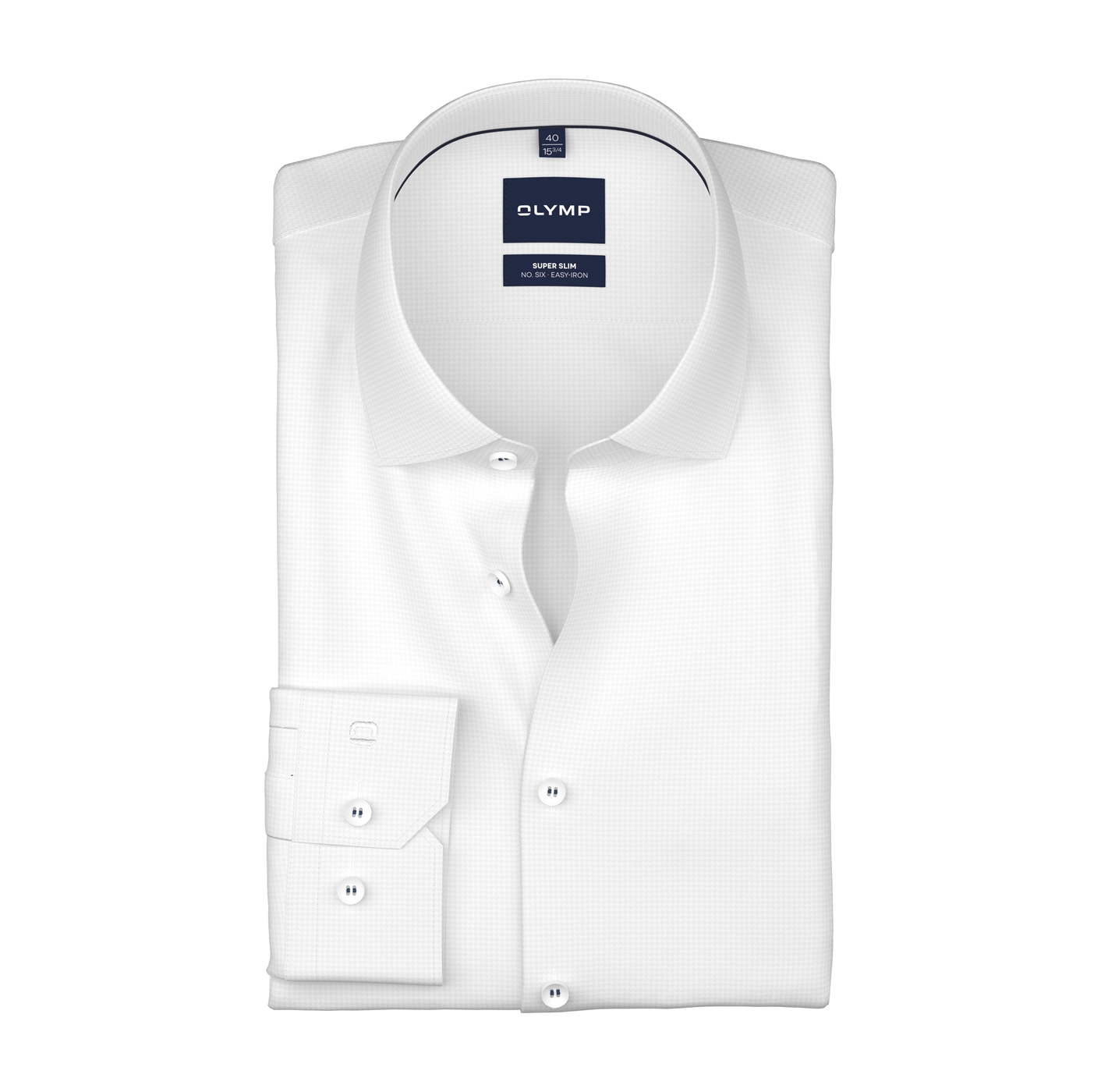 Hemd Herren Weiß – No 6 six D.2217 Super Slim