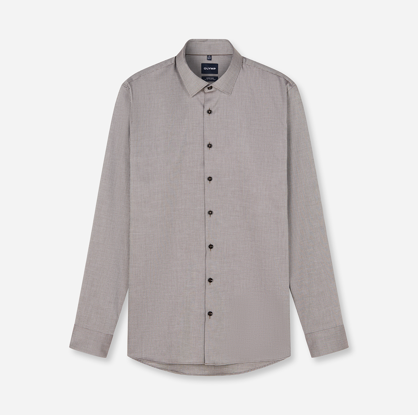 Hemd Herren Braun – No 6 six D.2217 Super Slim
