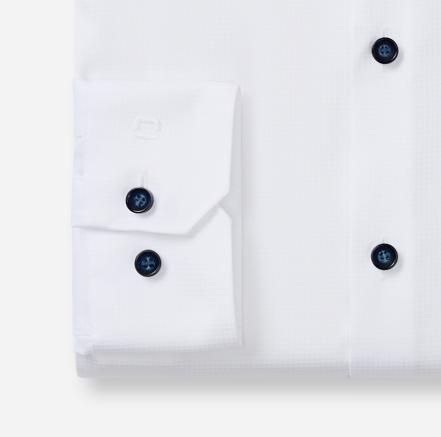 Hemd Herren Weiß – No 6 six D.2217 Super Slim, Detailansicht
