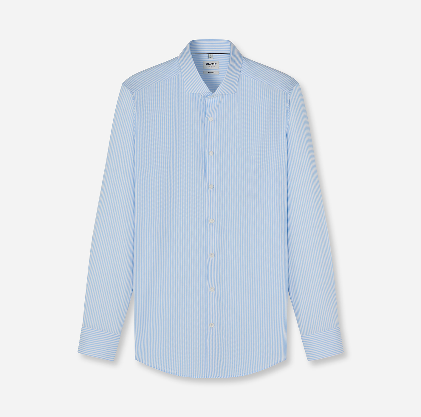 Hemd Herren Bleu – OLYMP Level Five Body Fit Extra langer Arm
