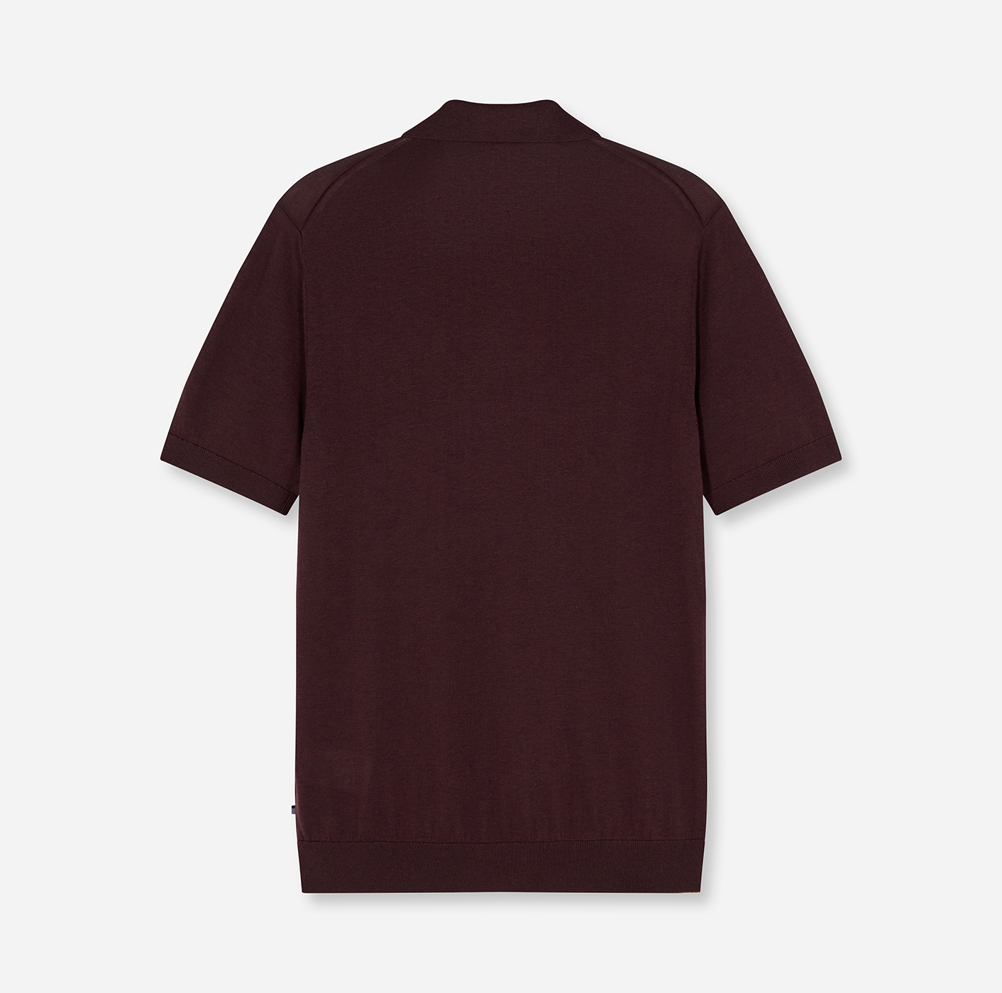 Pullover Herren Bordeaux – OLYMP Casual Strick Regular Fit, Detailansicht