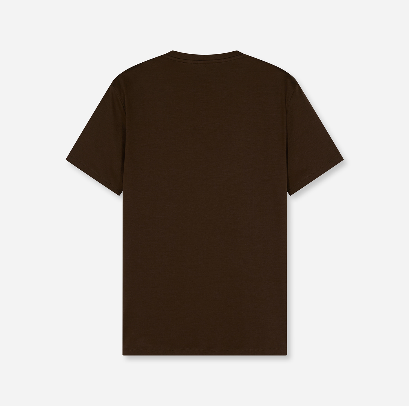 T-Shirt Herren Braun – OLYMP Casual Wirk, Detailansicht