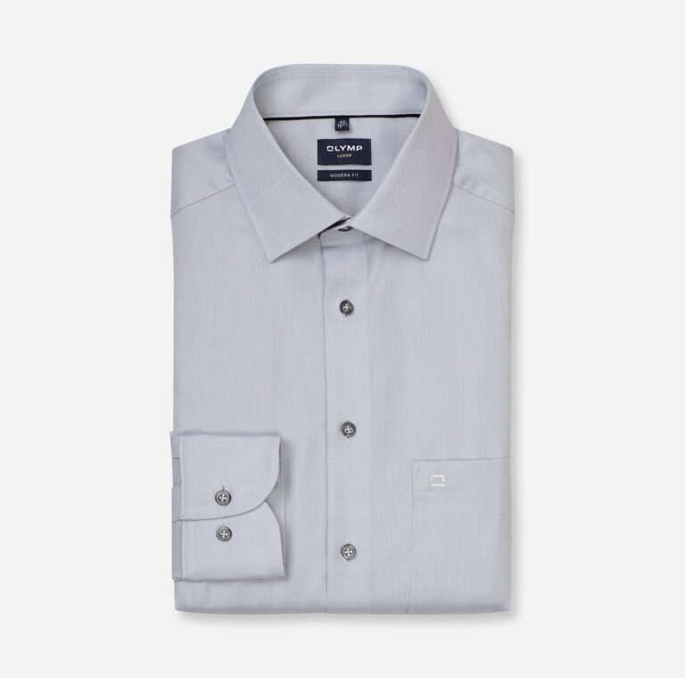 Hemd Herren Silbergrau – OLYMP Luxor Modern Fit