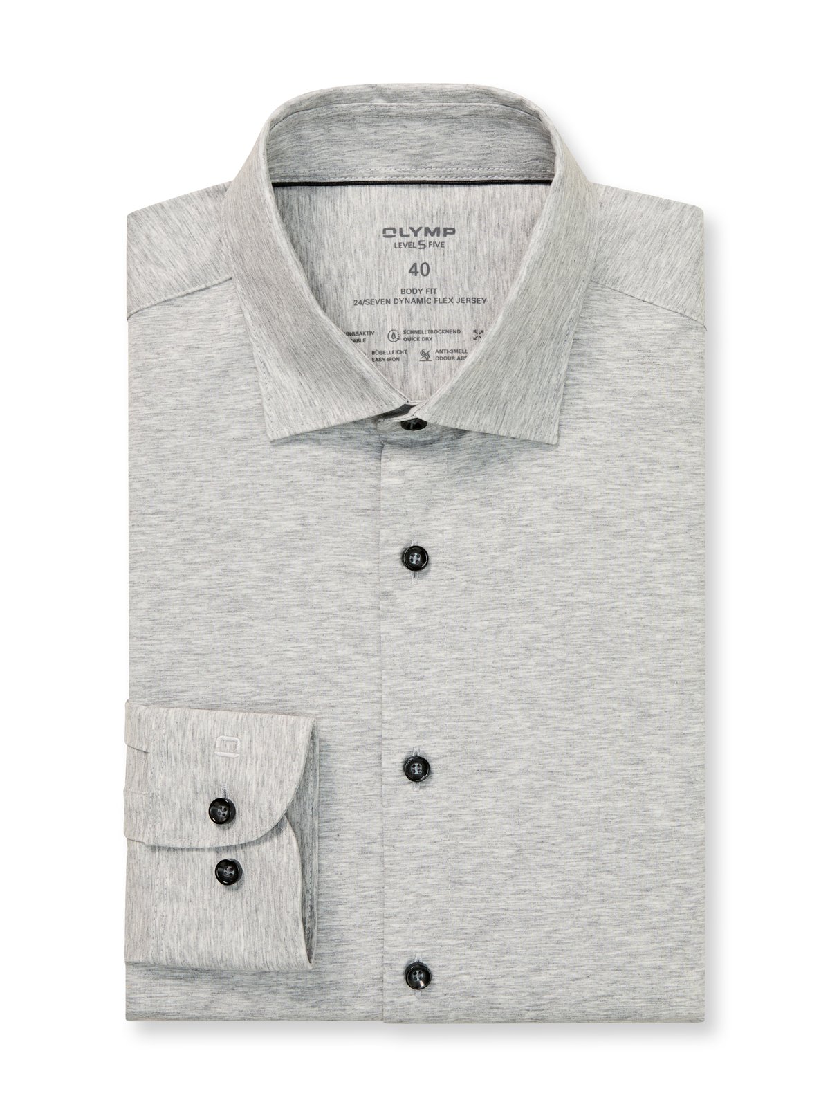 Hemd Herren Bordeaux – OLYMP Level Five 24/Seven Body Fit