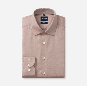 Hemd Herren Aubergine – OLYMP Level Five Body Fit