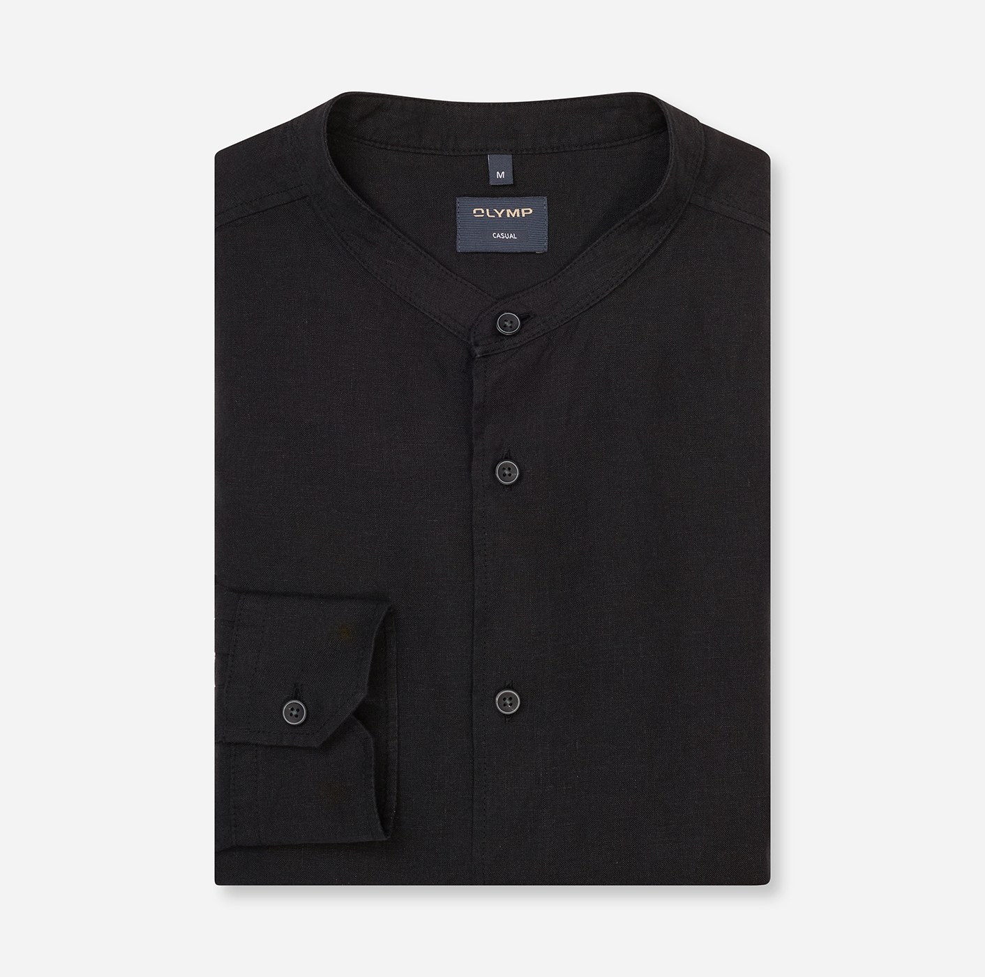 Hemd Herren Schwarz – OLYMP Casual Regular Fit