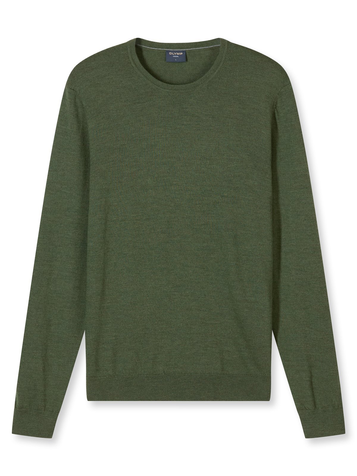 Pullover Herren Oliv – OLYMP Casual Strick Modern Fit